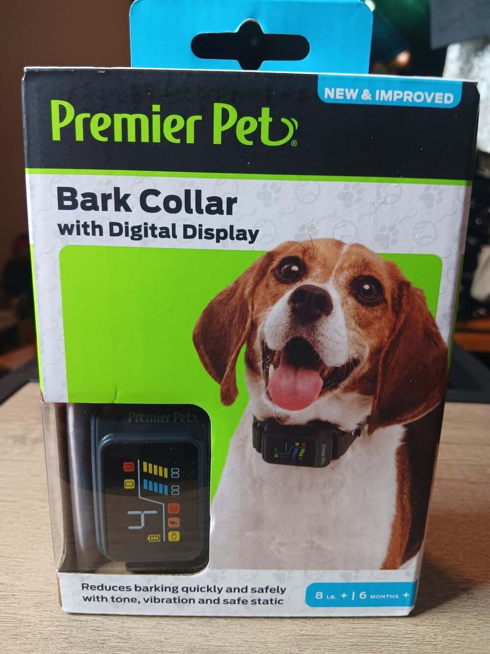 PREMIER PET Waterproof Dog Bark Collar with Digital Display